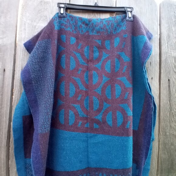 Louis Quatorze Scarf Fringe Edge Monograms Multicolor Size 24" x 72" - Picture 5 of 6